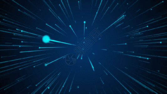 蓝色科技gifgifgif  |大气科技感粒子光效gifgifgif  |4k大气科技