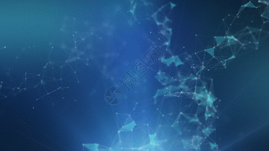 科技线条图形动画gif高清图片红蓝撞色简约风招聘gif动画高清图片橙色