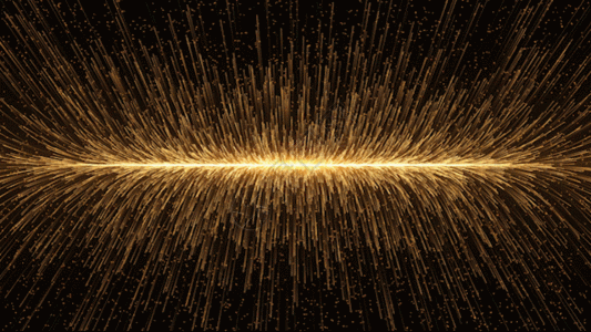 金色粒子gif图片素材