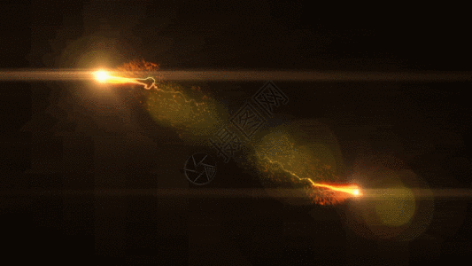 大气粒子光束GIF图片