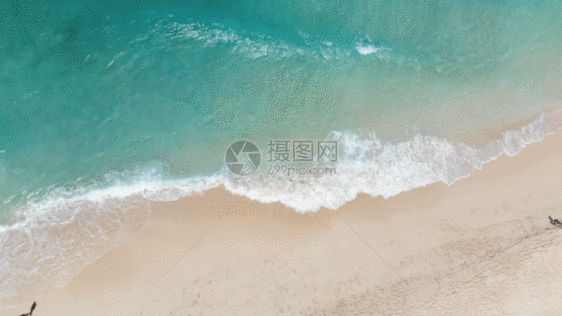 大海沙滩GIF图片