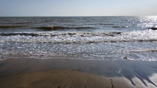澳门黑沙滩GIF图片