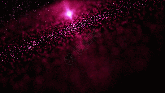 红色粒子动画GIF图片