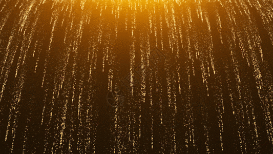 金色粒子雨动画GIF图片