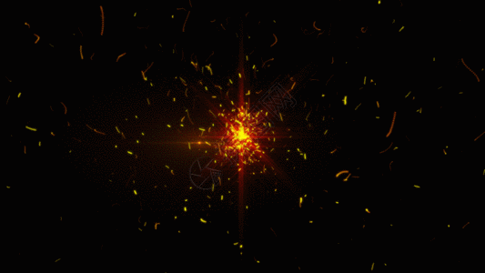 粒子火花动画GIF图片