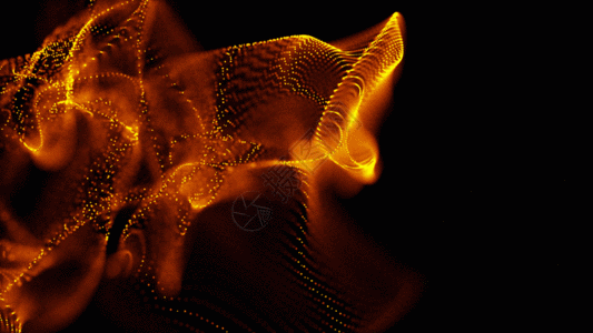 粒子扭曲动画背景GIF图片