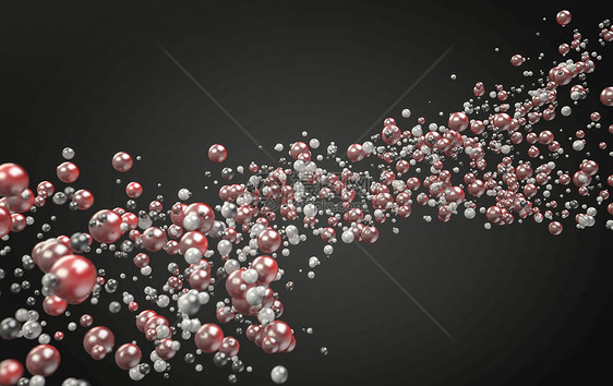 3d粒子颗粒球体图片