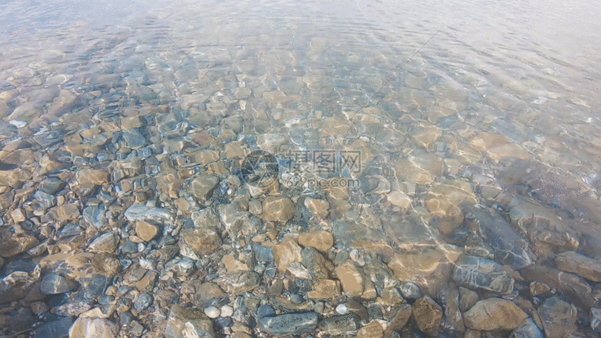 水底石头鹅卵石gif