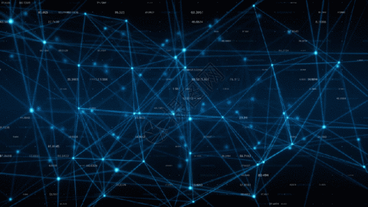 网格点蓝色科技背景gif高清图片