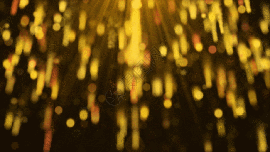 北京婚礼素材大气金色粒子素材gif高清图片