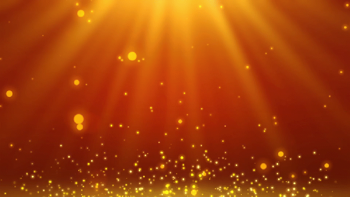 金色粒子光效背景gif