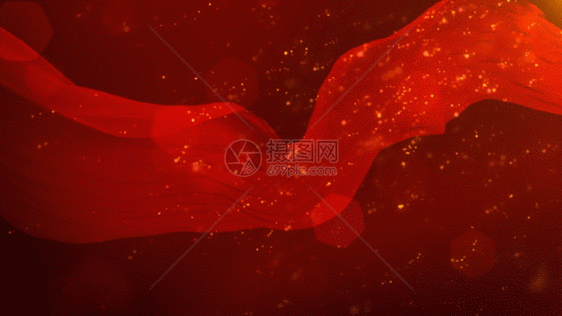 大气红绸舞台背景GIF图片