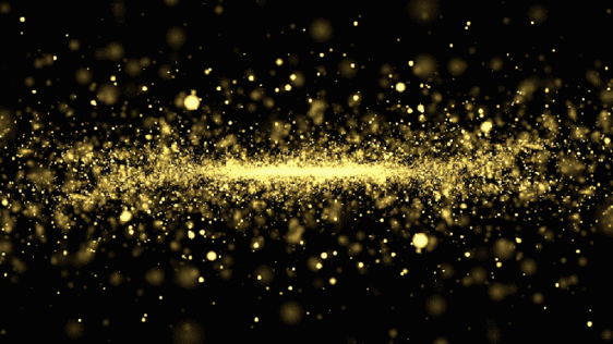 金色粒子雨背景元素GIF图片