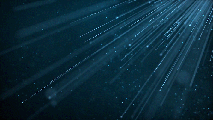 蓝色粒子光线背景GIF图片
