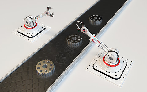 自动化流水线自动化机械高清图片素材