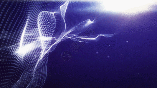 科技粒子线条背景gif图片素材