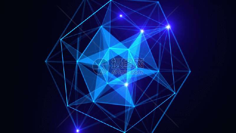 科技连线背景gif动图图片-正版gif素材401523560-摄图网