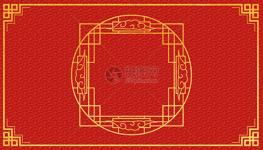 红金中国风背景图片素材 正版创意图片 摄图网 红金中国风背景图片素材 正版创意图片 摄图网