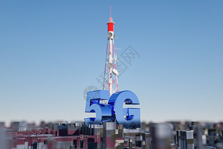 通讯塔5G时代设计图片