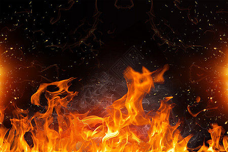 燃烧火焰背景设计图片