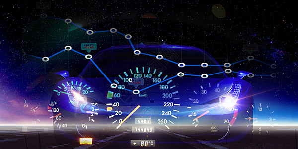 智能汽车科技背景工具高清图片素材