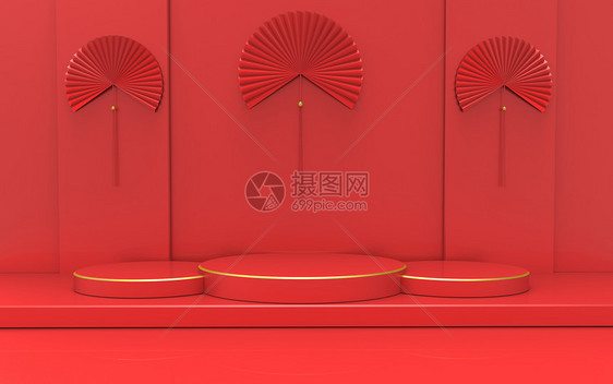 中国风展台背景图片