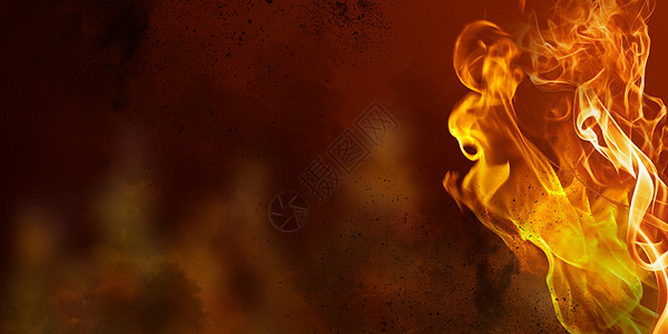 火素材背景火焰燃烧设计图片