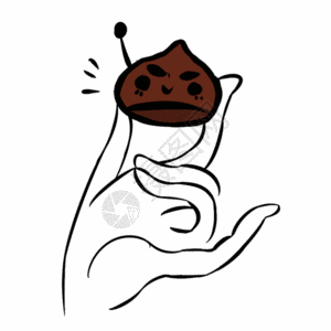 苹果5个举个栗子手绘图gif高清图片