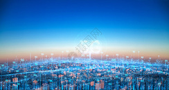 5G网络城市科技图片