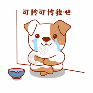 狗狗五官图狗狗可怜表情包gif高清图片