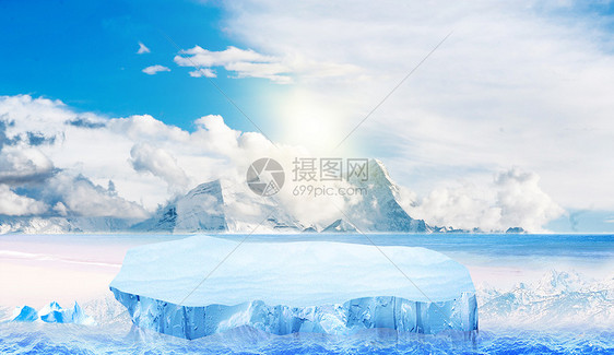 冰块背景图片