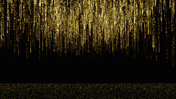金色粒子下落GIF图片