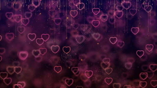 七夕唯美爱心gif图片