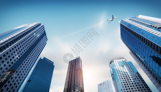 飞机大气商务城市设计图片