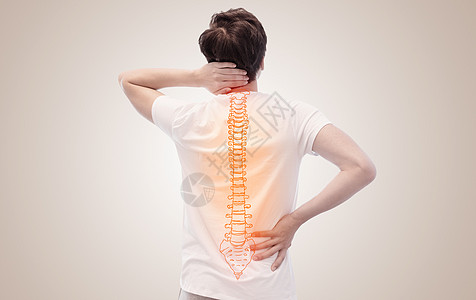 腰酸疾病骨骼疼痛设计图片