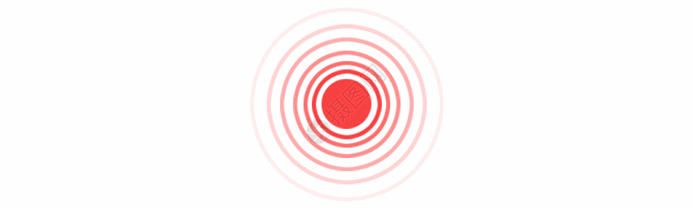 圆点扩散分割线gif图片