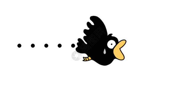 时代gif无语的乌鸦飞过尴尬gif动图高清图片