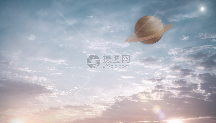 唯美星空地球图片