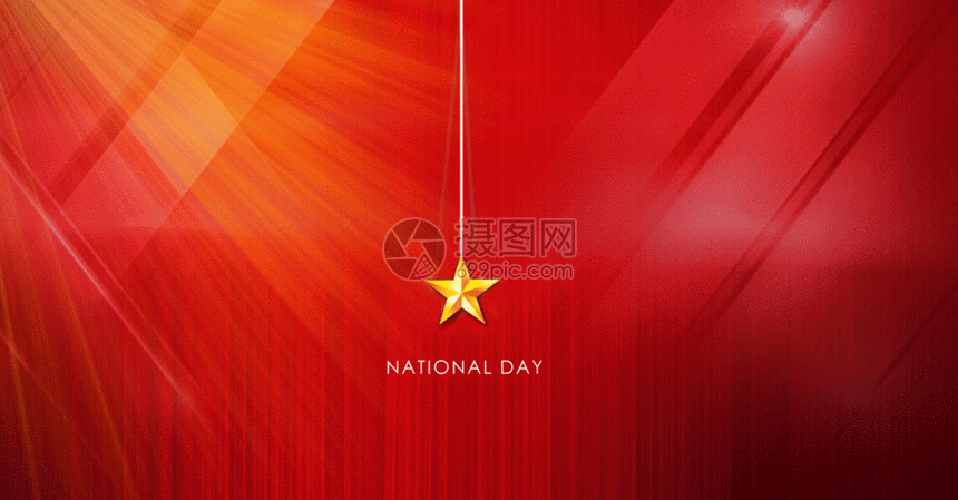 国庆节五角星GIF动图图片-正版gif素材401622075-摄图网
