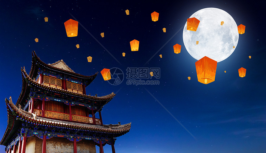 中秋节背景图片素材 正版创意图片 摄图网