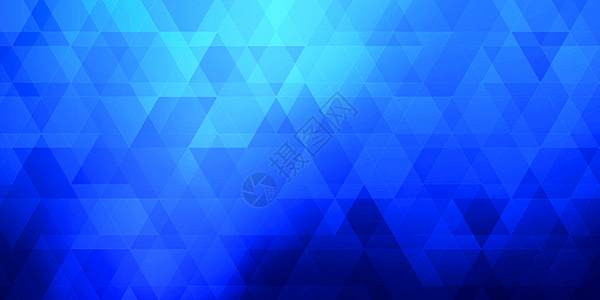 蓝色几何商务背景图片