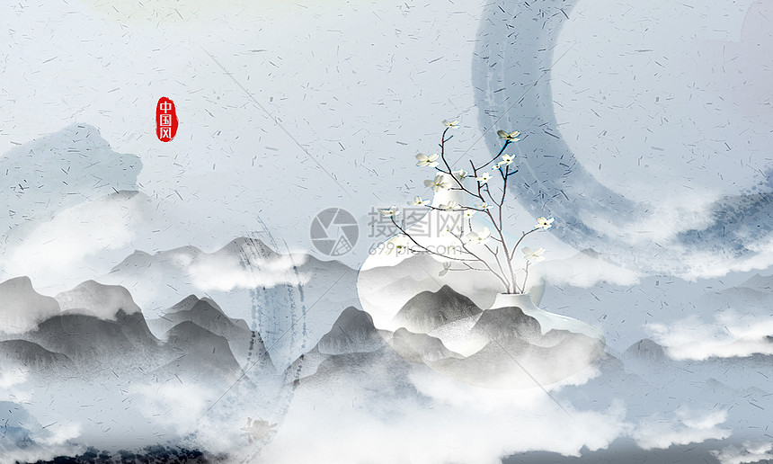 中国风意境背景图片