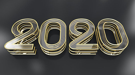 2020创意字体背景图片
