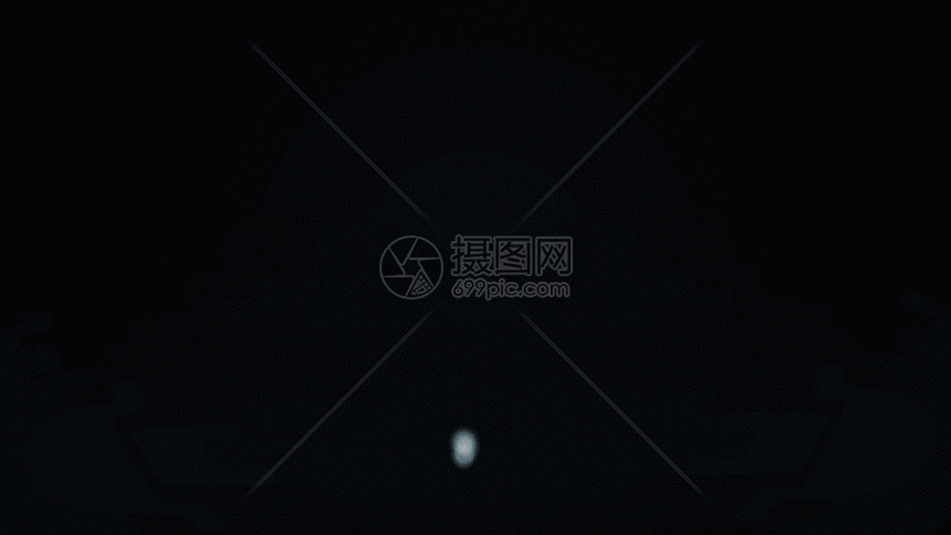 蓝色高级感粒子爆炸gif动图图片 正版gif素材 摄图网