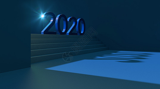 简约蓝色科技2020图片