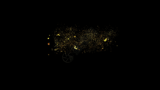 2020鼠年粒子文字GIF图片