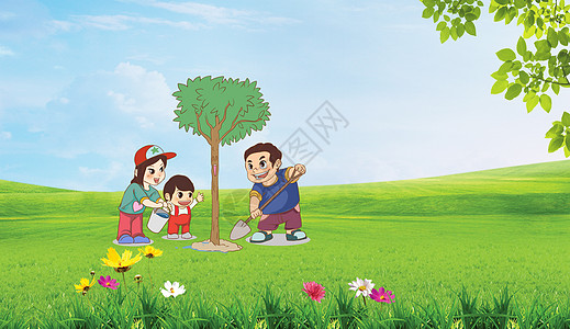 免费下载               背景  |         植树节