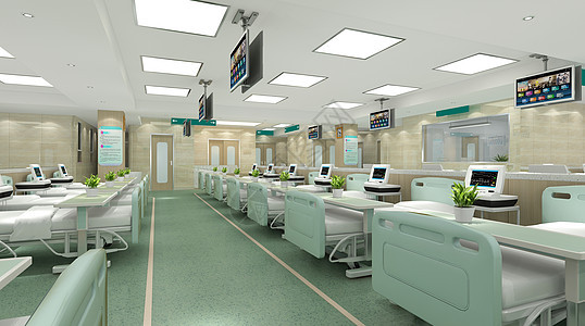 医院病房场景图片