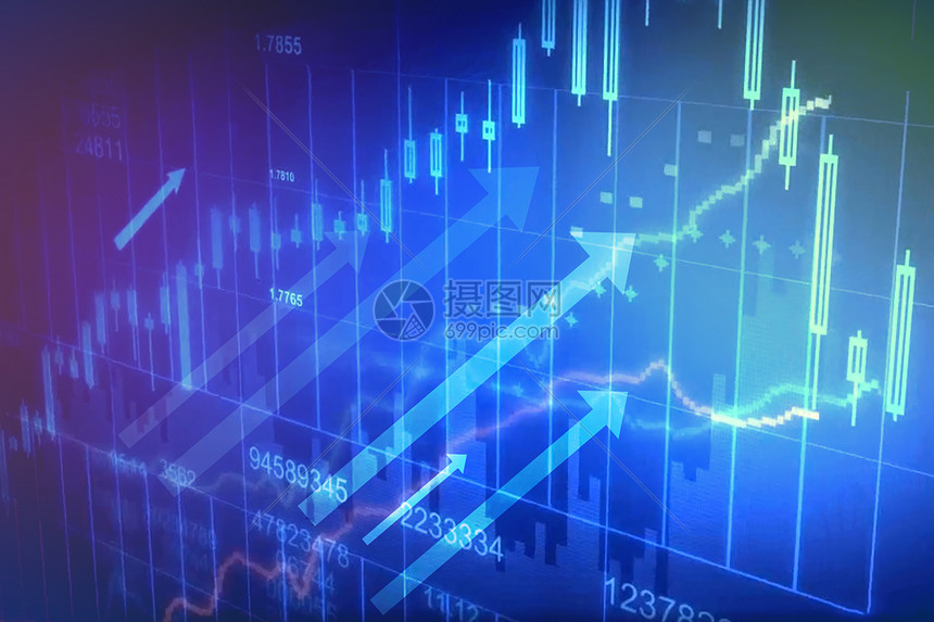 金融曲线图片素材-正版创意图片401685385-摄图网