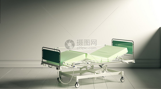 3D病床场景图片